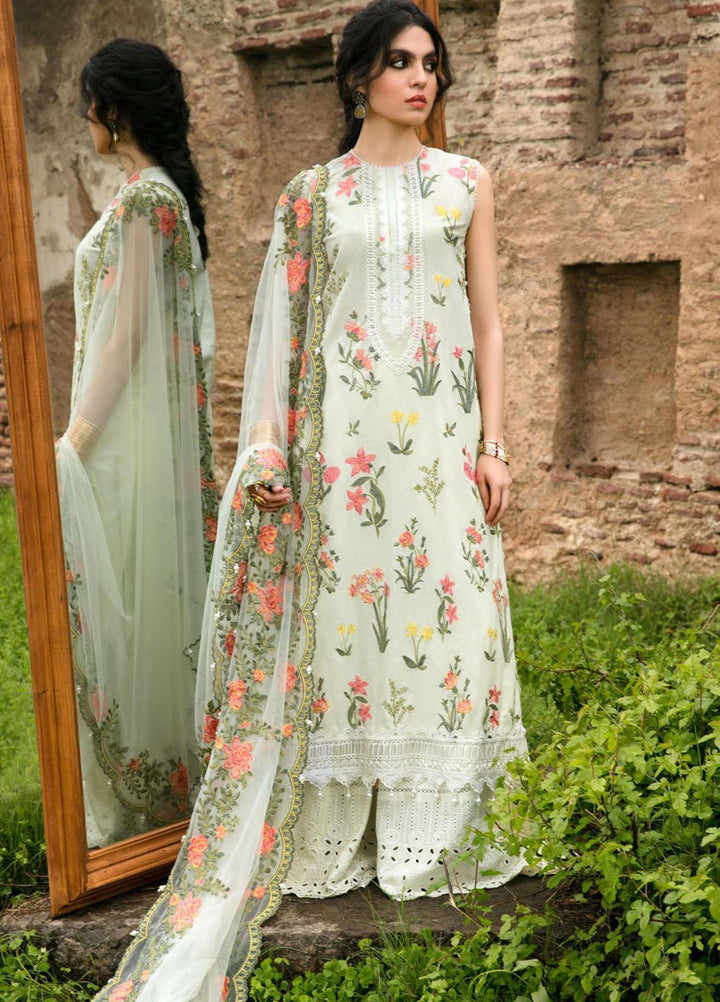 Bulbul By Saira Rizwan Embroidered Lawn Suits Unstitched 3 Piece SR22B SR-09 MOTIA - Summer Collection