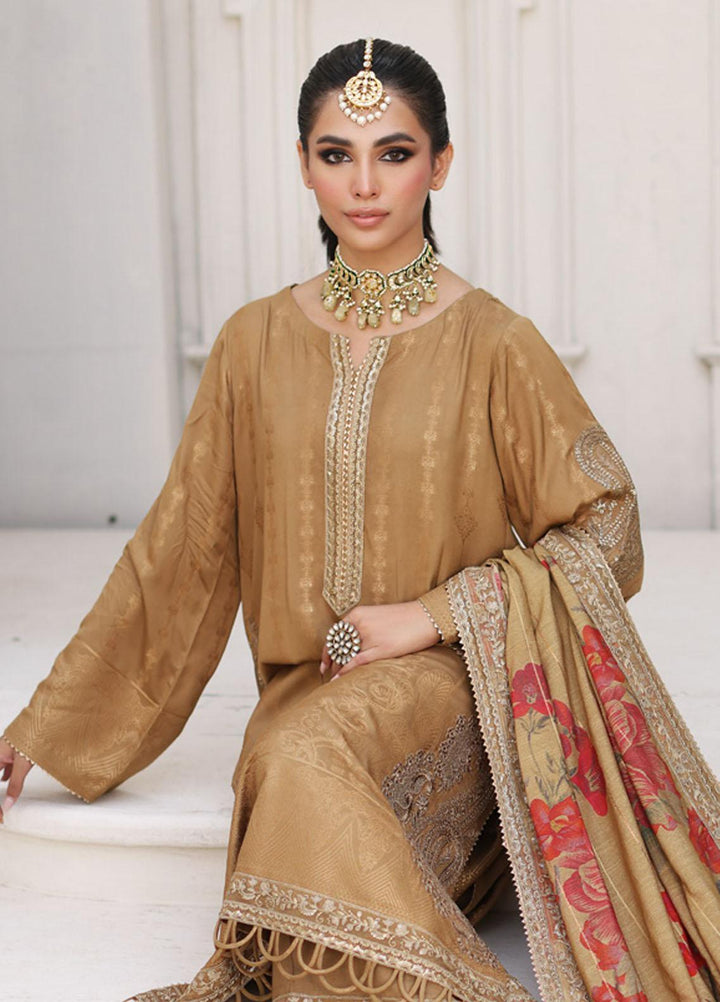 Bunti By Charizma Embroidered Jacquard Suits Unstitched 3 Piece CRZ23BN CB3-01 - Winter Collection