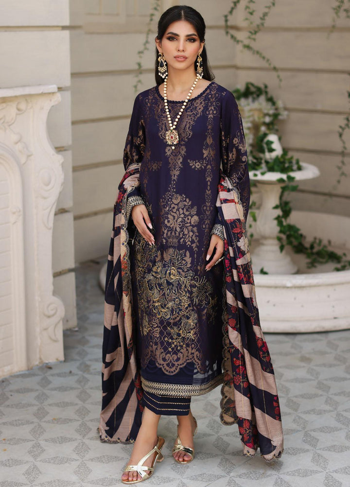 Bunti By Charizma Embroidered Jacquard Suits Unstitched 3 Piece CRZ23BN CB3-03 - Winter Collection