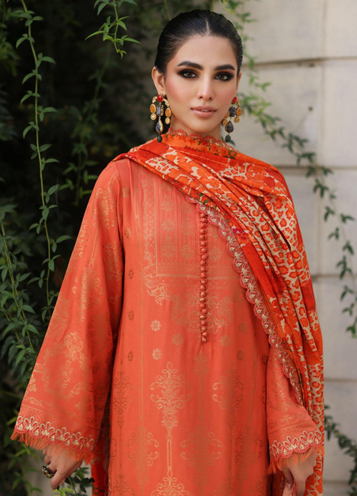 Bunti By Charizma Embroidered Jacquard Suits Unstitched 3 Piece CRZ23BN CB3-04 - Winter Collection