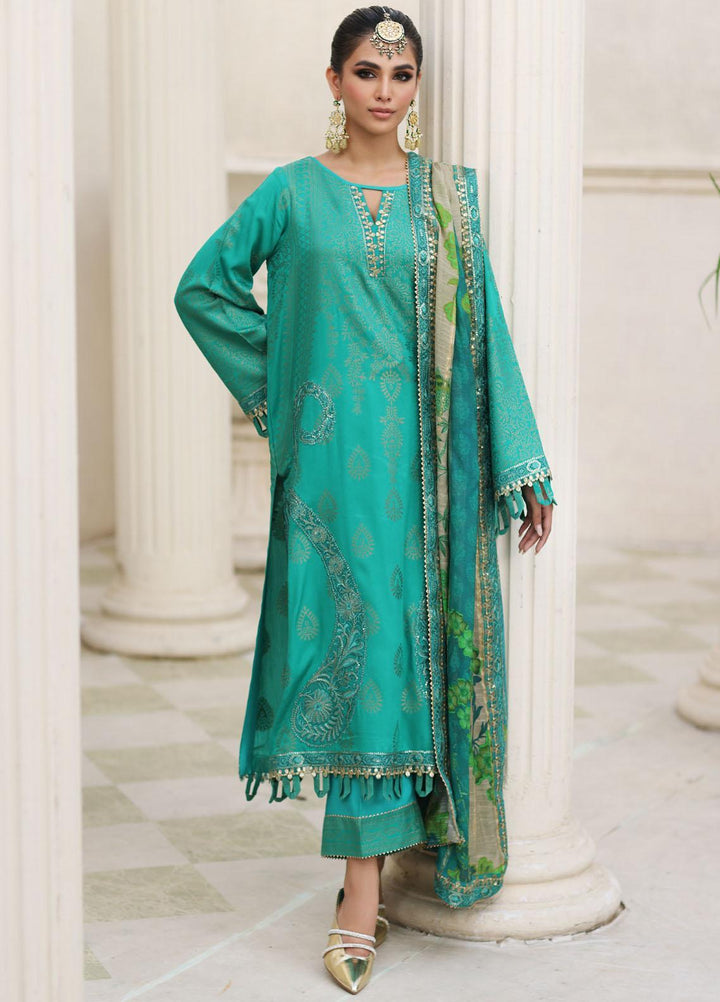 Bunti By Charizma Embroidered Jacquard Suits Unstitched 3 Piece CRZ23BN CB3-05 - Winter Collection