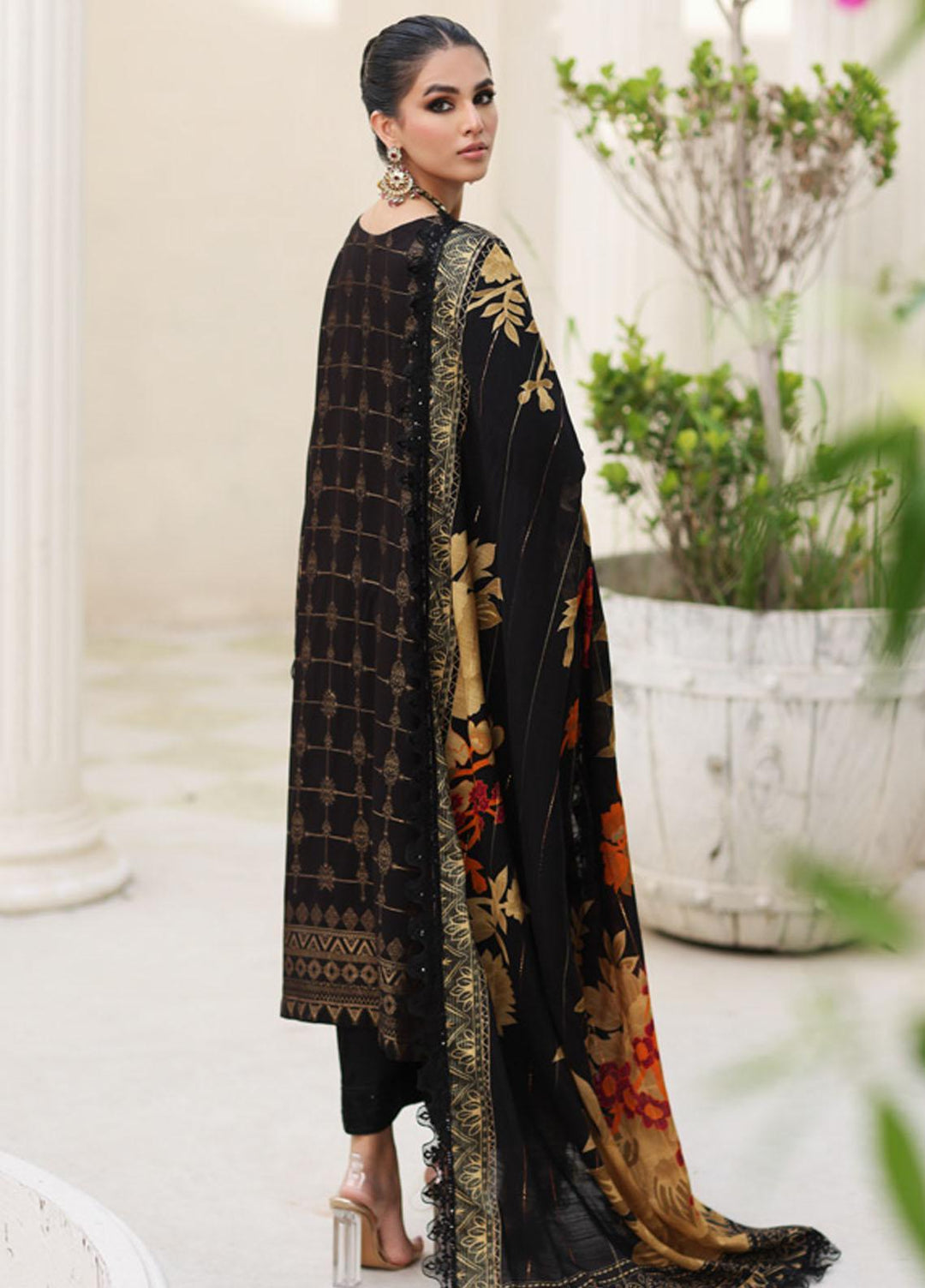 Bunti By Charizma Embroidered Jacquard Suits Unstitched 3 Piece CRZ23BN CB3-06 - Winter Collection