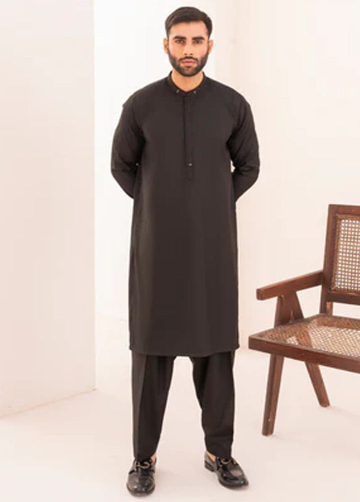 Buraq Pret Plain Wash N Wear Kurta Shalwar Bazm