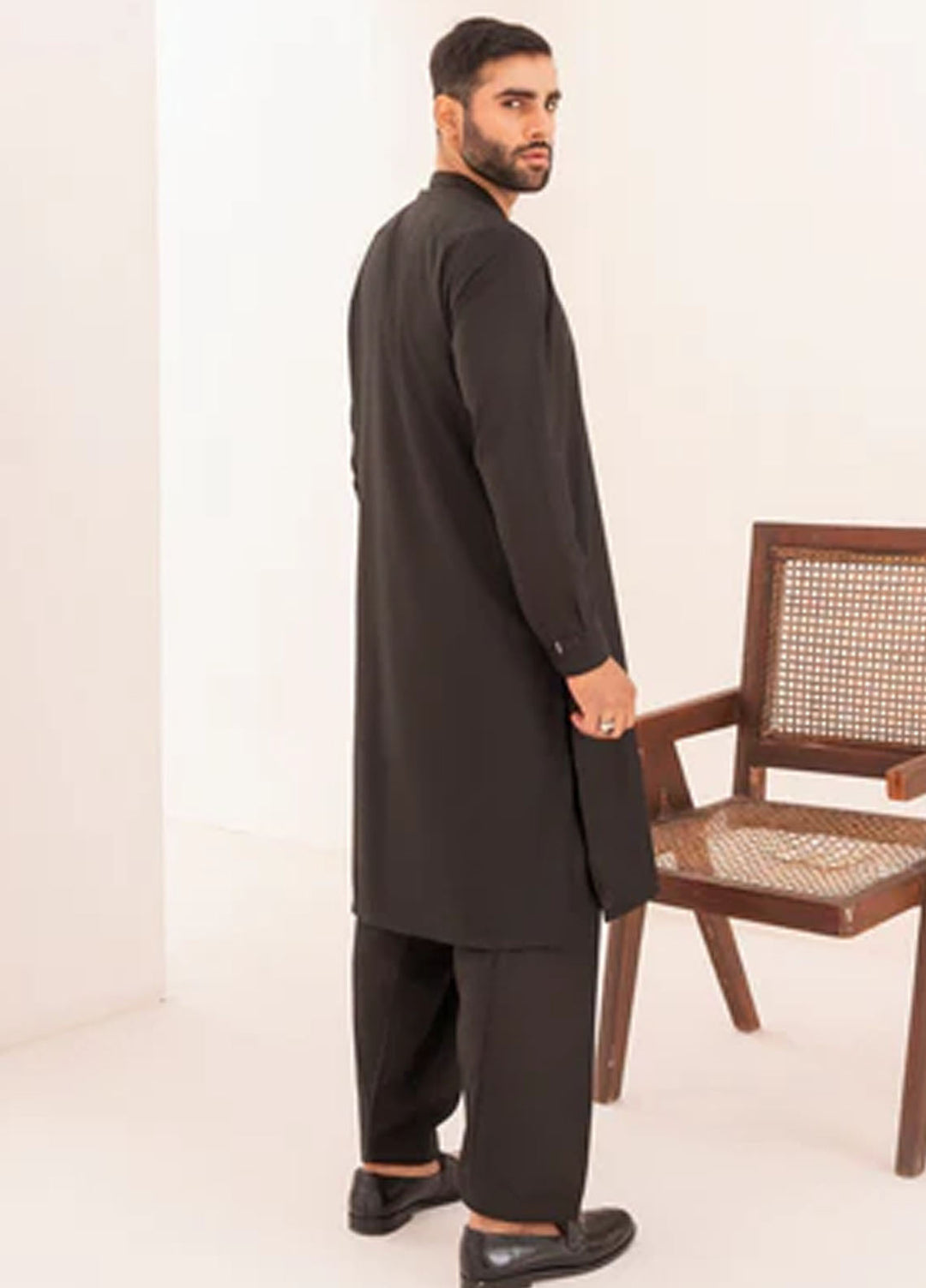 Buraq Pret Plain Wash N Wear Kurta Shalwar Bazm