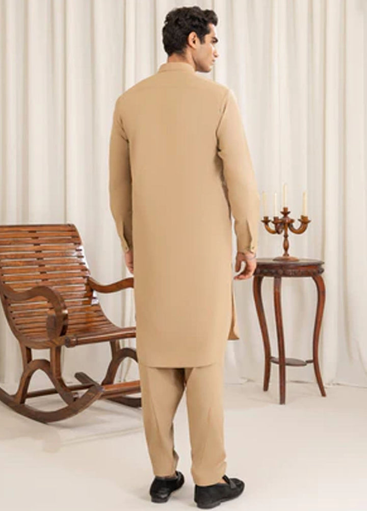 Buraq Pret Plain Wash N Wear Kurta Shalwar Buttler