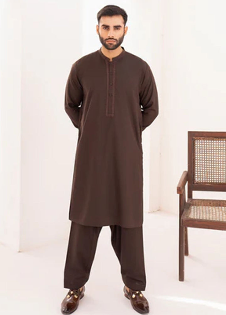 Buraq Pret Plain Wash N Wear Kurta Shalwar Faris