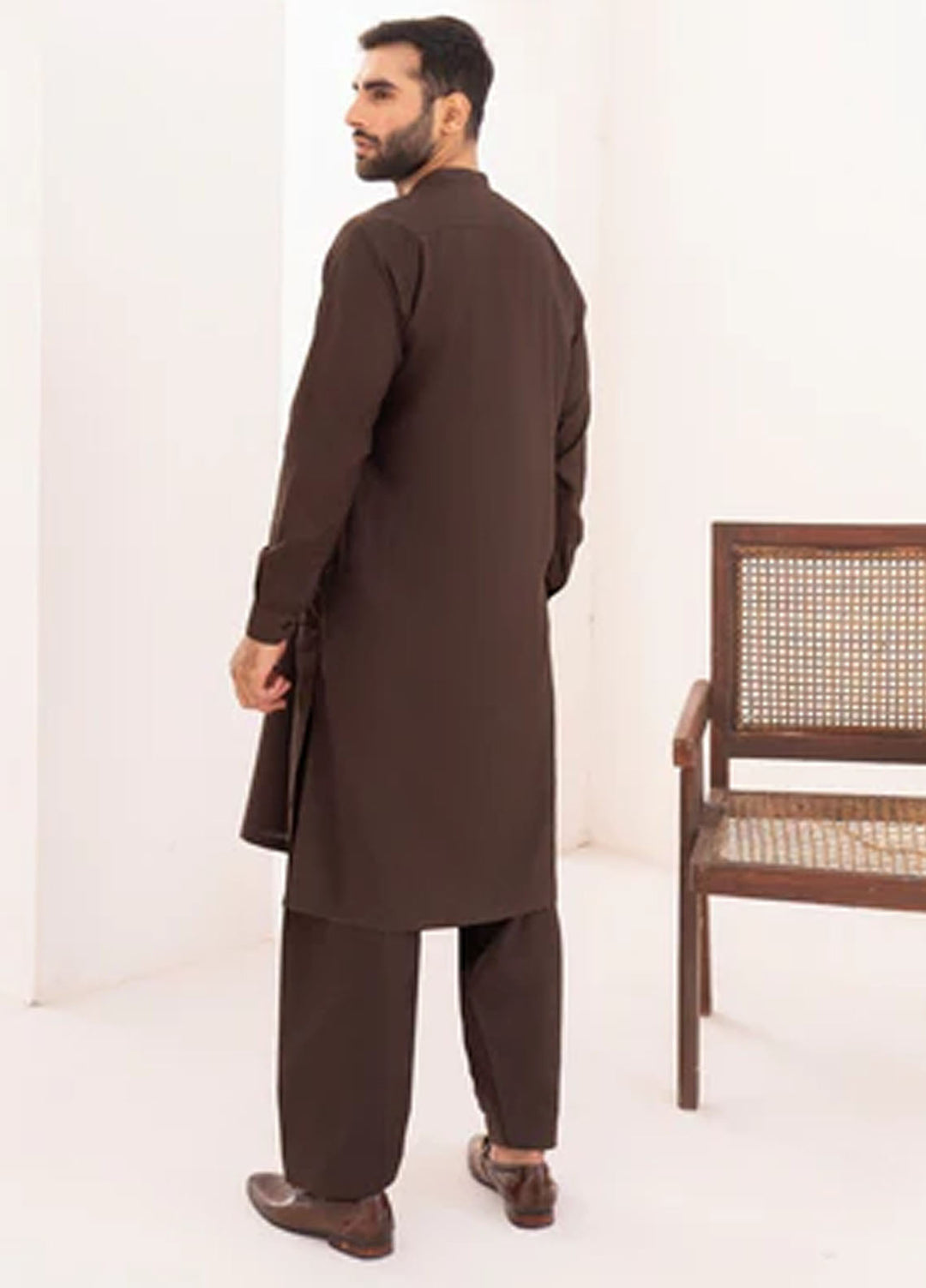 Buraq Pret Plain Wash N Wear Kurta Shalwar Faris