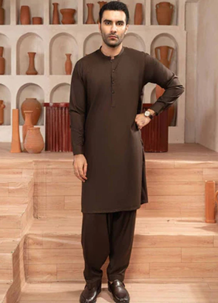 Buraq Pret Plain Wash N Wear Kurta Shalwar Mehrab