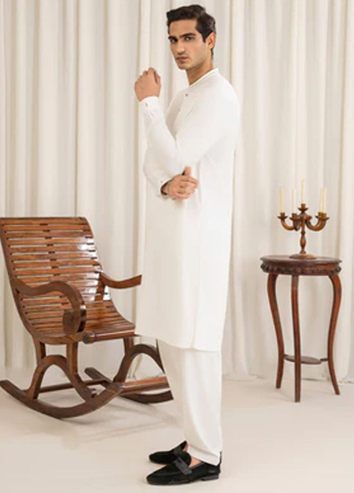 Buraq Pret Plain Wash N Wear Kurta Shalwar Muslih