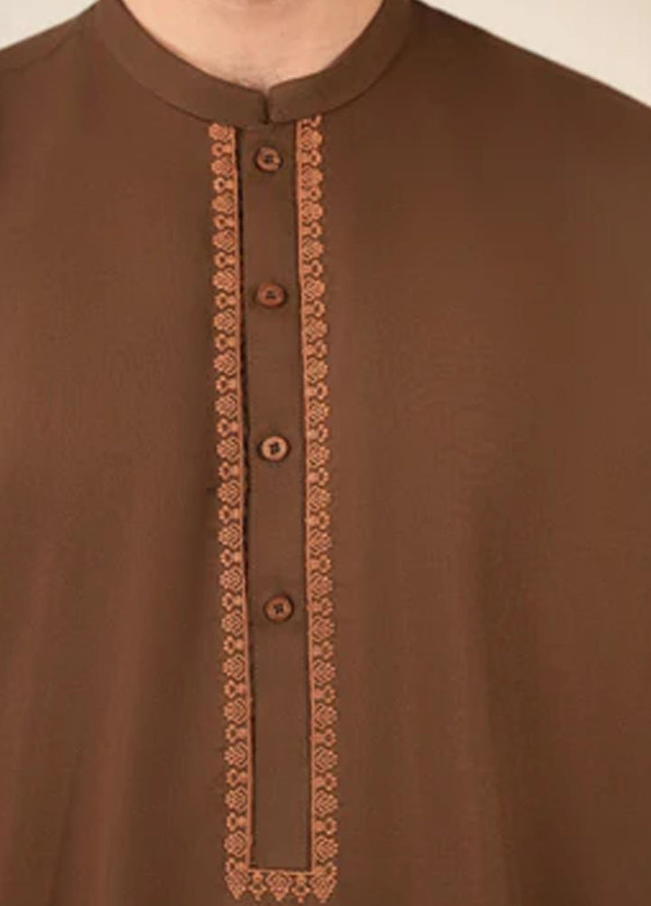 Buraq Pret Plain Wash N Wear Kurta Shalwar Rustam