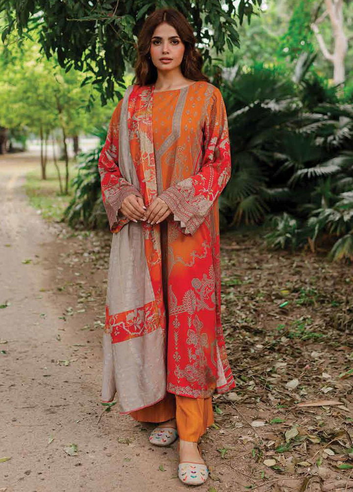 C Print by Charizma Printed Linen  Suits Unstitched 3 Piece CRZ23LN CPW-06 - Formal Collection