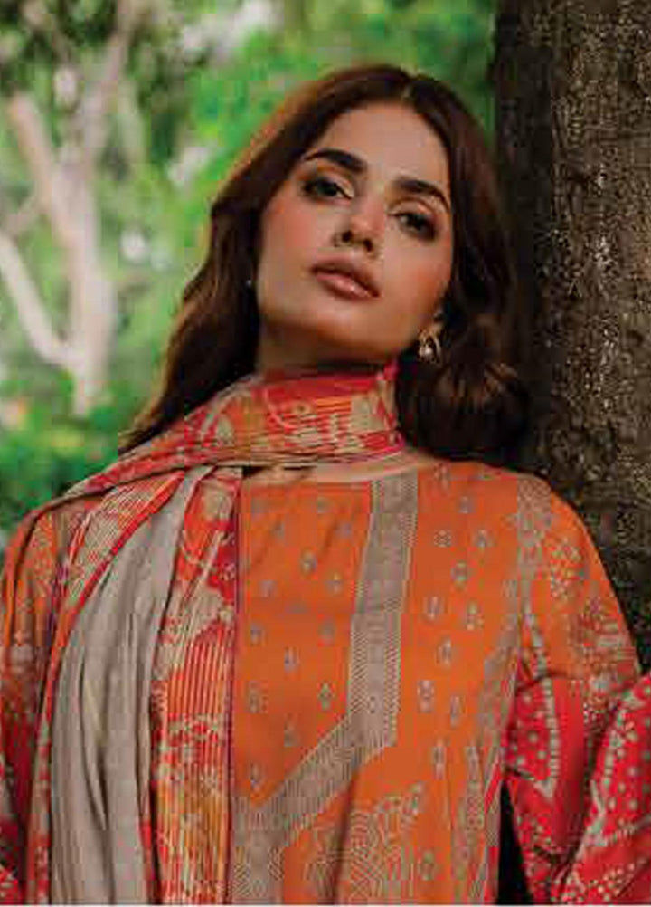 C Print by Charizma Printed Linen  Suits Unstitched 3 Piece CRZ23LN CPW-06 - Formal Collection