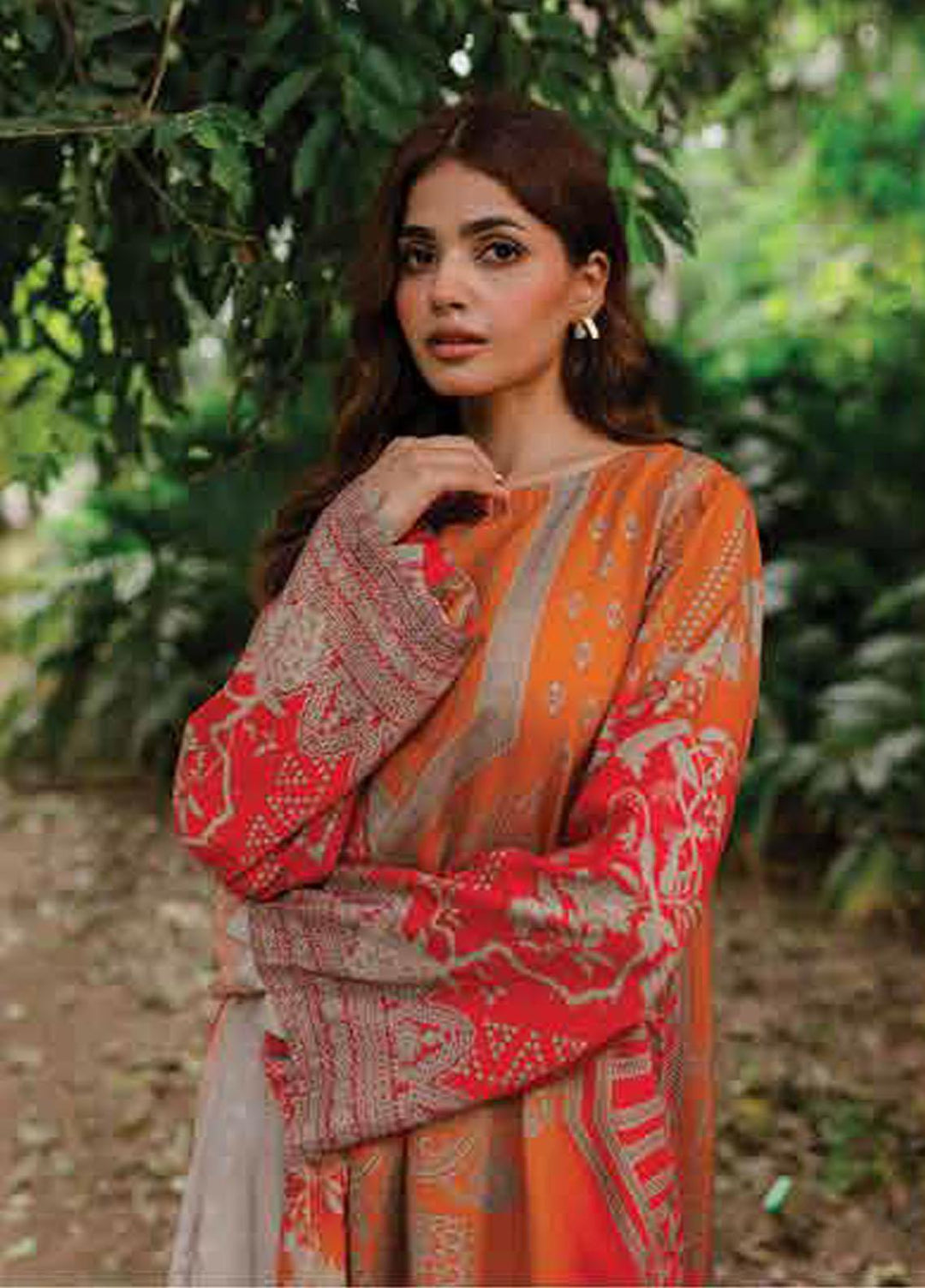 C Print by Charizma Printed Linen  Suits Unstitched 3 Piece CRZ23LN CPW-06 - Formal Collection