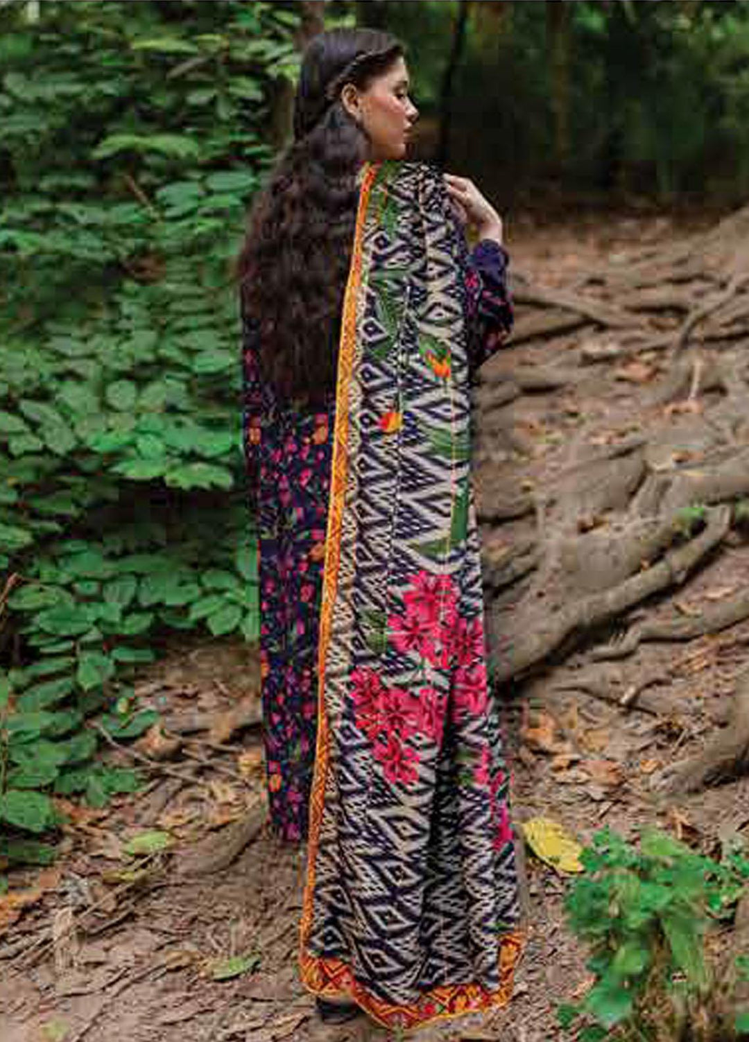 C Print by Charizma Printed Linen  Suits Unstitched 3 Piece CRZ23LN CPW-07 - Formal Collection