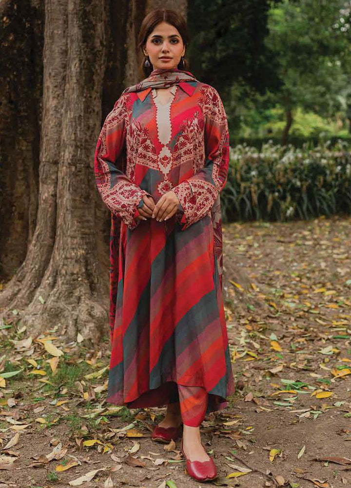 C Print by Charizma Printed Linen  Suits Unstitched 3 Piece CRZ23LN CPW-08 - Formal Collection