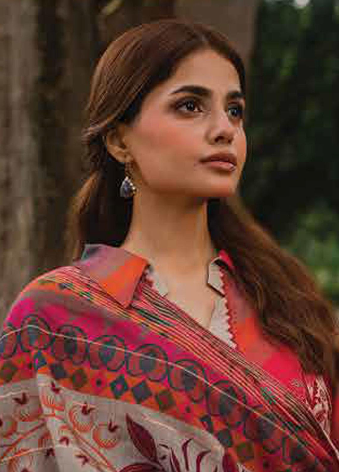 C Print by Charizma Printed Linen  Suits Unstitched 3 Piece CRZ23LN CPW-08 - Formal Collection