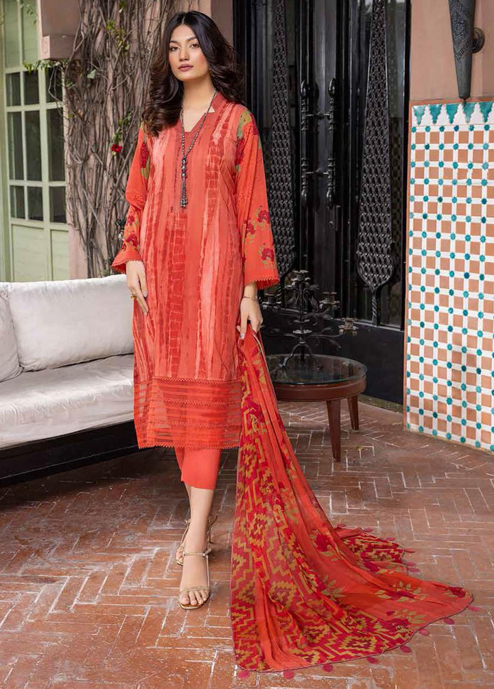 C-Prints By Charizma Embroidered Lawn Suits Unstitched 3 Piece CRZ22CP CP:01 - Summer Collection