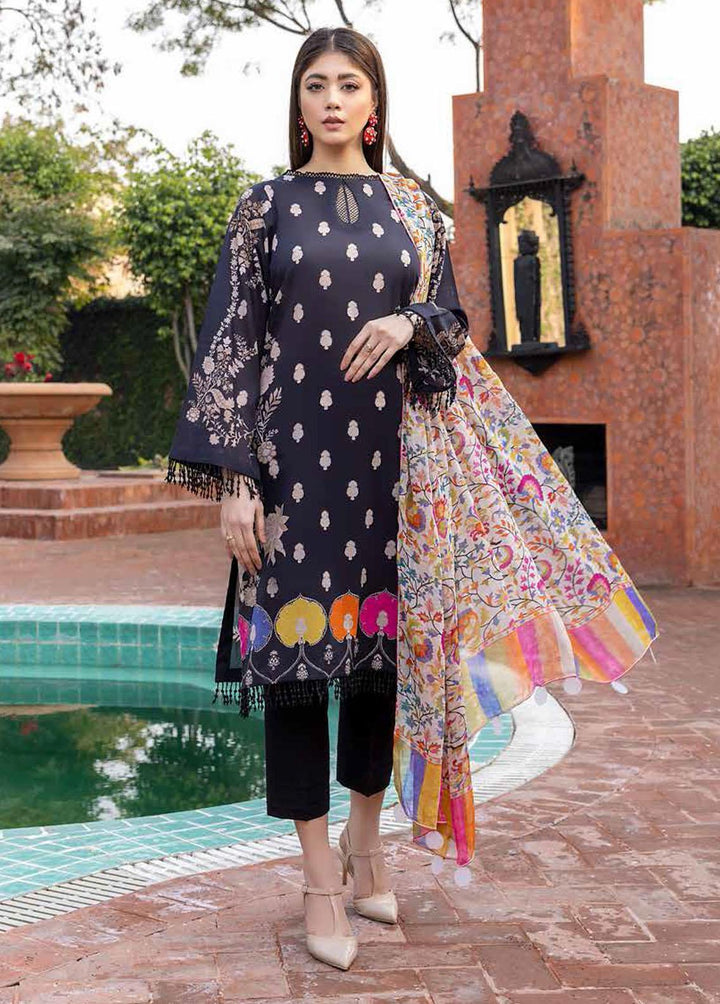C-Prints By Charizma Embroidered Lawn Suits Unstitched 3 Piece CRZ22CP CP:02 - Summer Collection