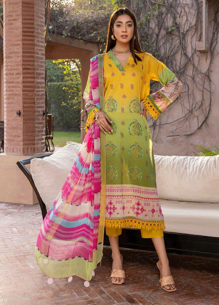 C-Prints By Charizma Embroidered Lawn Suits Unstitched 3 Piece CRZ22CP CP:03 - Summer Collection