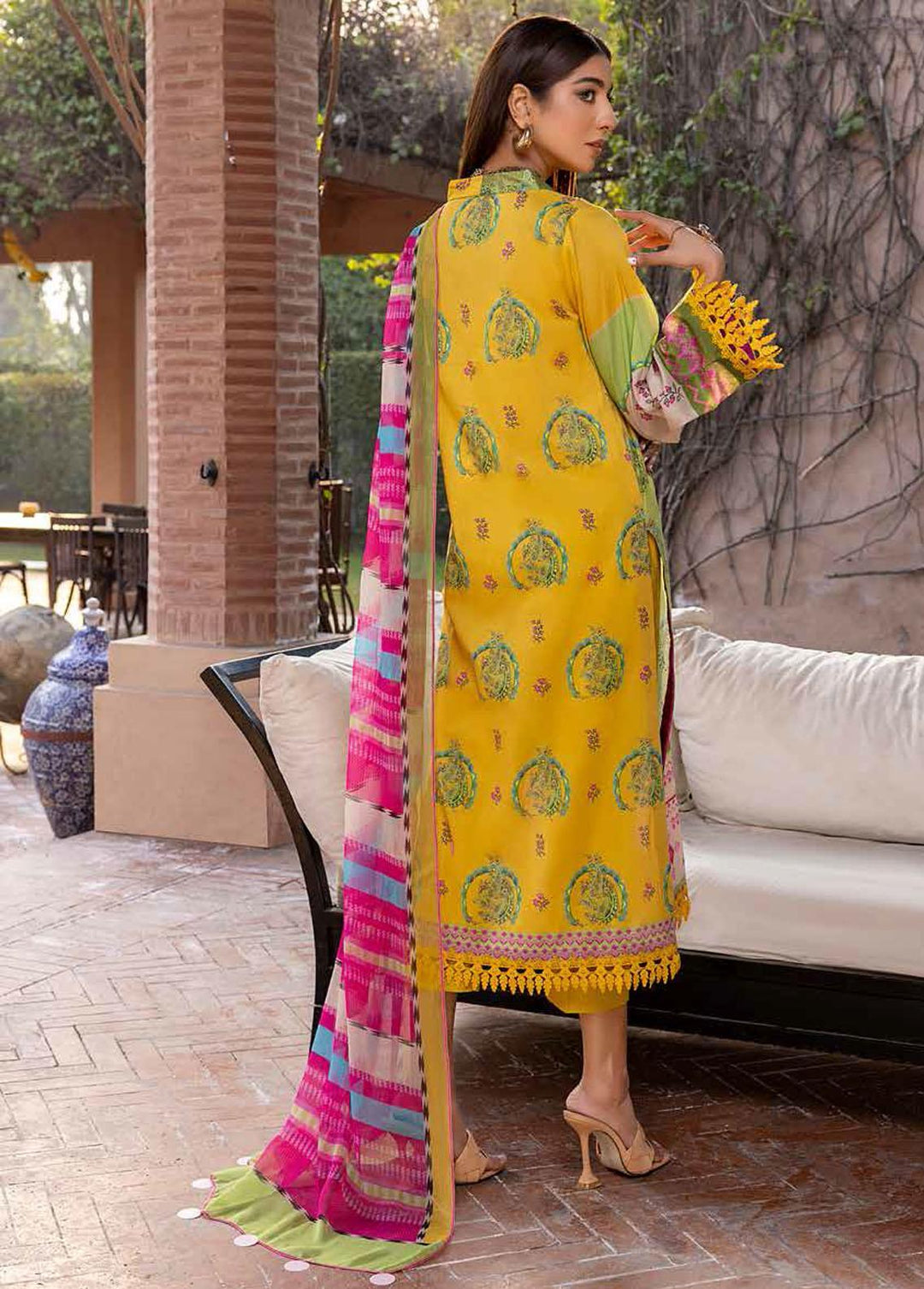 C-Prints By Charizma Embroidered Lawn Suits Unstitched 3 Piece CRZ22CP CP:03 - Summer Collection