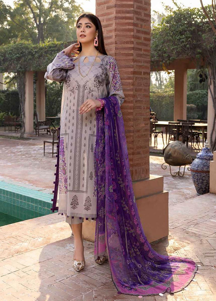 C-Prints By Charizma Embroidered Lawn Suits Unstitched 3 Piece CRZ22CP CP:06 - Summer Collection