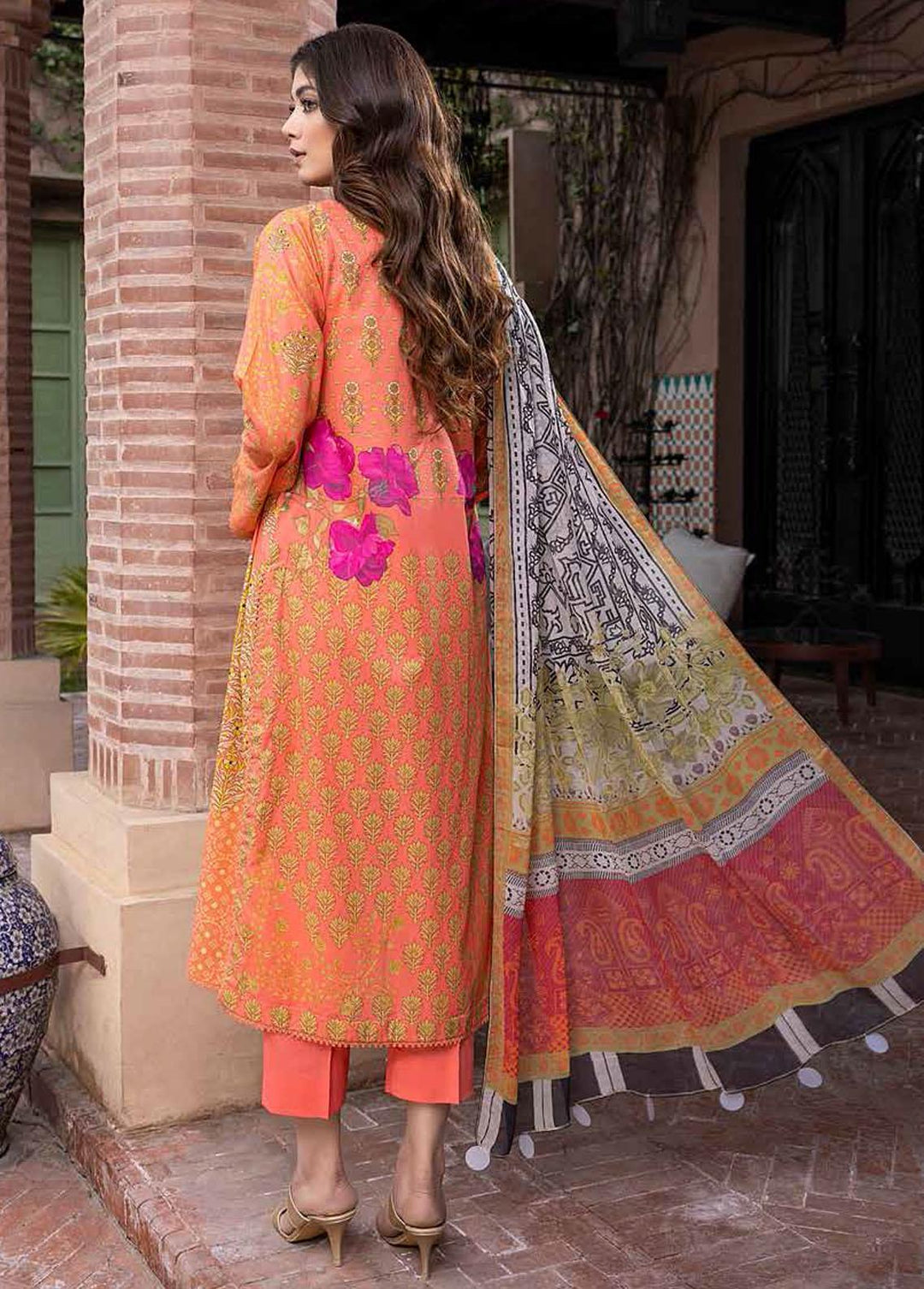 C-Prints By Charizma Embroidered Lawn Suits Unstitched 3 Piece CRZ22CP CP:07 - Summer Collection