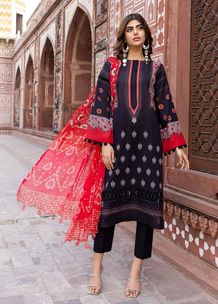 C-Prints By Charizma Embroidered Lawn Suits Unstitched 3 Piece CRZ22CP CP:09 - Summer Collection