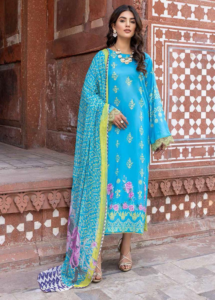 C-Prints By Charizma Embroidered Lawn Suits Unstitched 3 Piece CRZ22CP CP:10 - Summer Collection