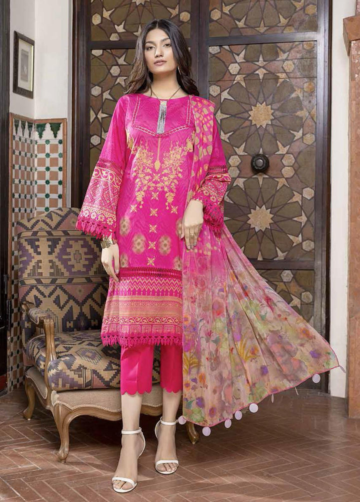 C-Prints By Charizma Embroidered Lawn Suits Unstitched 3 Piece CRZ22CP CP:12 - Summer Collection