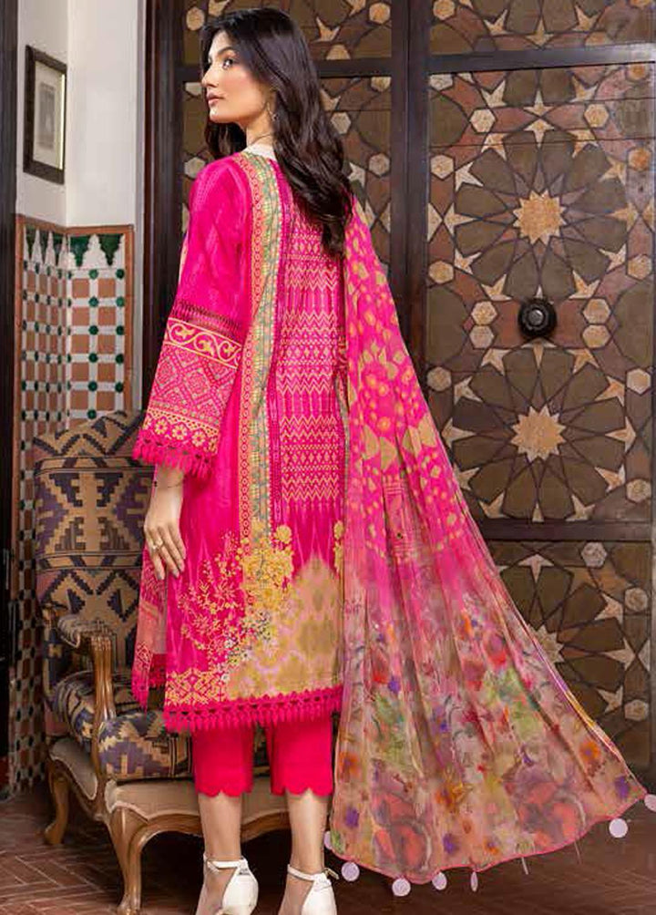 C-Prints By Charizma Embroidered Lawn Suits Unstitched 3 Piece CRZ22CP CP:12 - Summer Collection