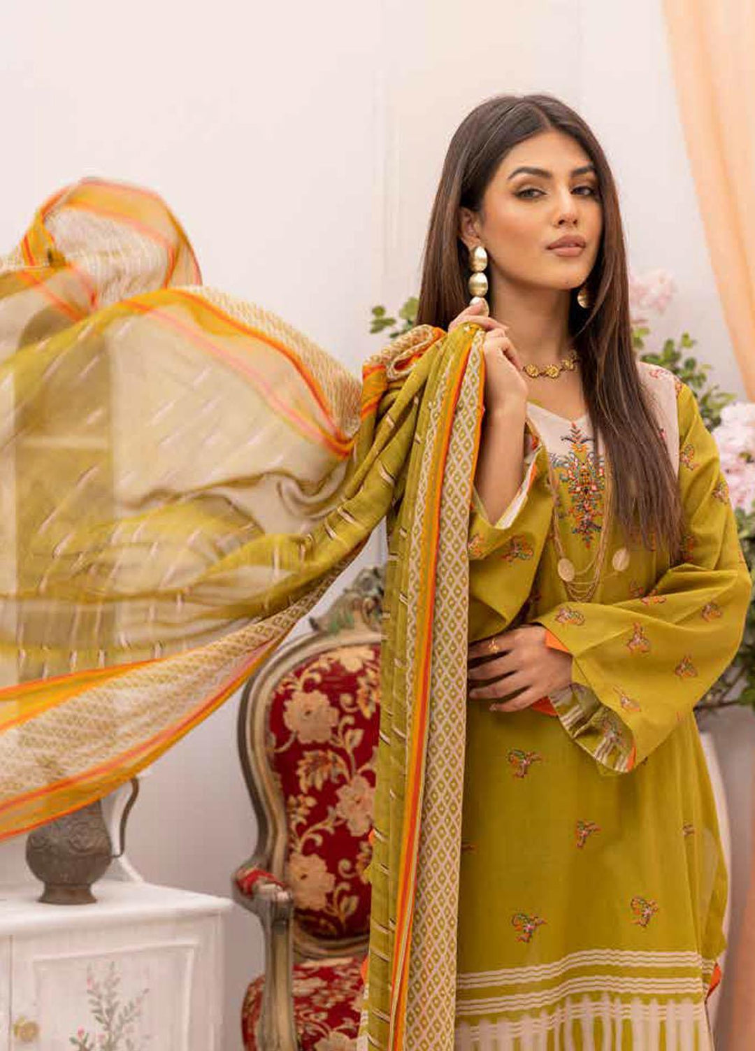 C-Prints By Charizma Printed Lawn Suits Unstitched 3 Piece CRZ22CPL CP-37 - Summer Collection