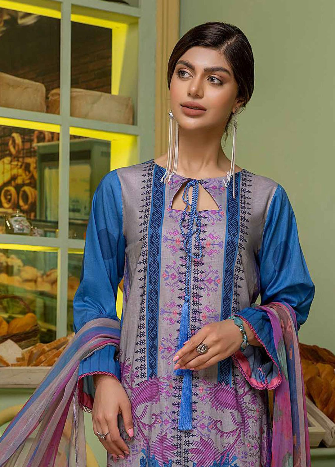 C-Prints By Charizma Printed Lawn Suits Unstitched 3 Piece CRZ22CPL CP-38 - Summer Collection