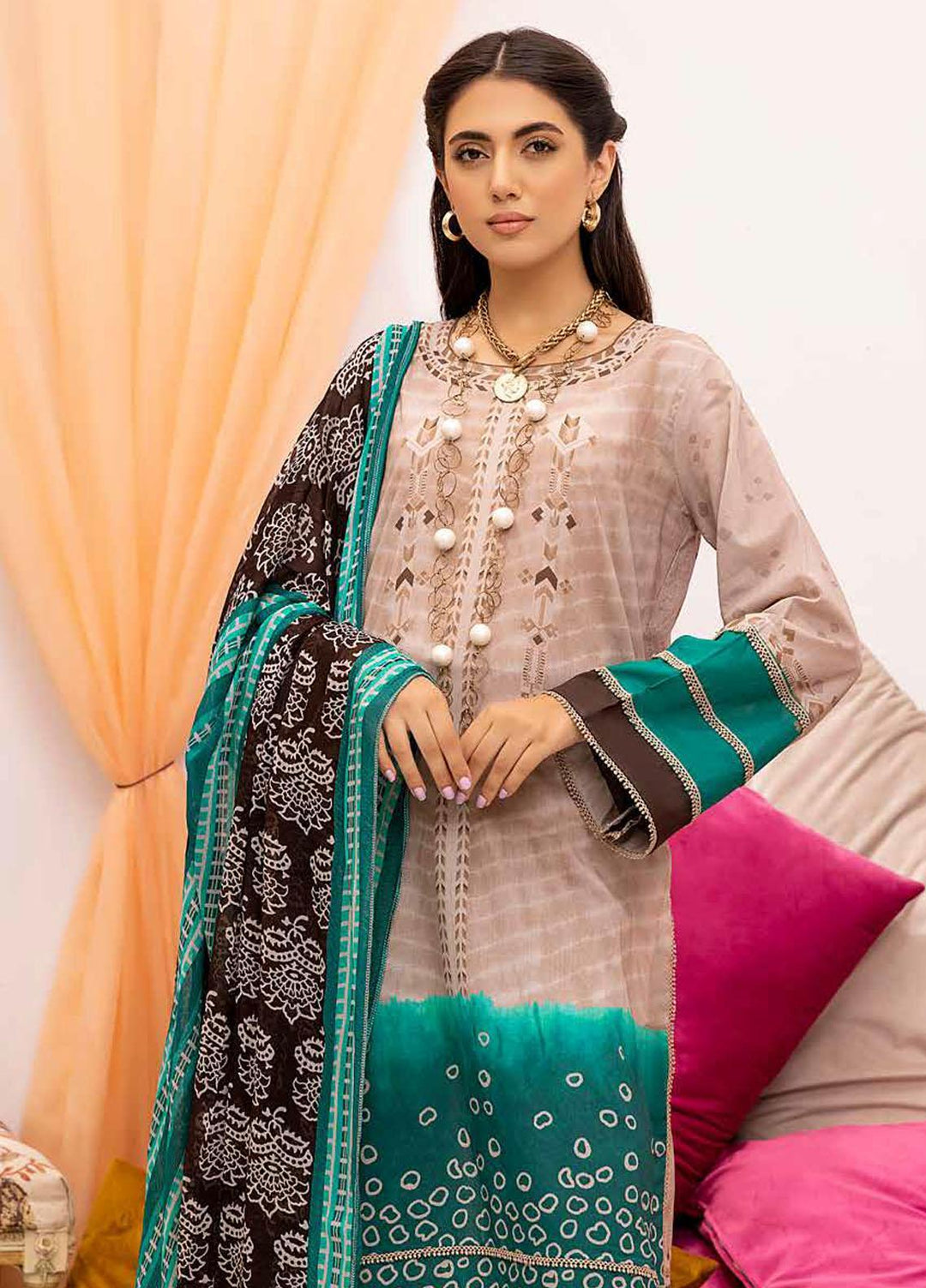 C-Prints By Charizma Printed Lawn Suits Unstitched 3 Piece CRZ22CPL CP-41 - Summer Collection