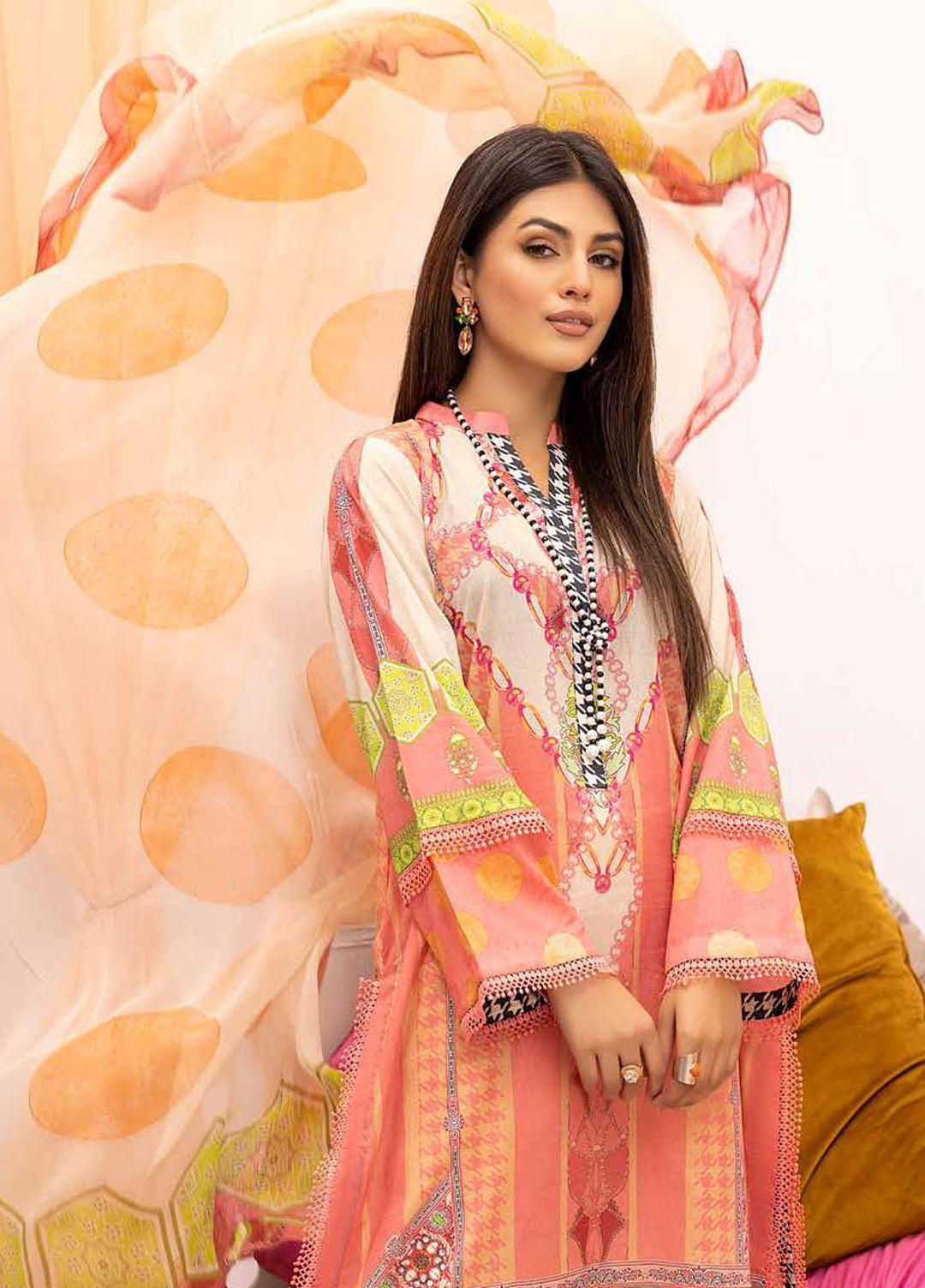 C-Prints By Charizma Printed Lawn Suits Unstitched 3 Piece CRZ22CPL CP-42 - Summer Collection