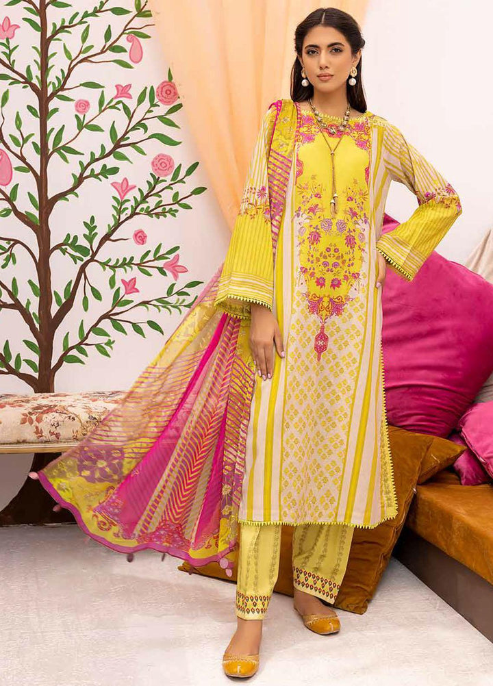C-Prints By Charizma Printed Lawn Suits Unstitched 3 Piece CRZ22CPL CP-44 - Summer Collection