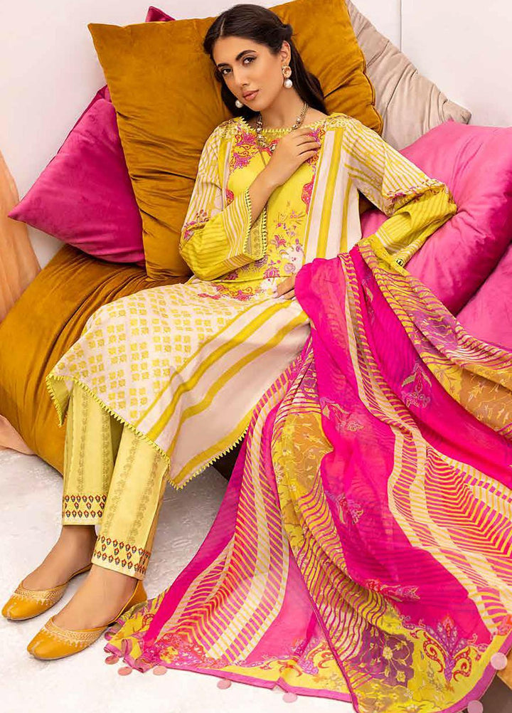 C-Prints By Charizma Printed Lawn Suits Unstitched 3 Piece CRZ22CPL CP-44 - Summer Collection