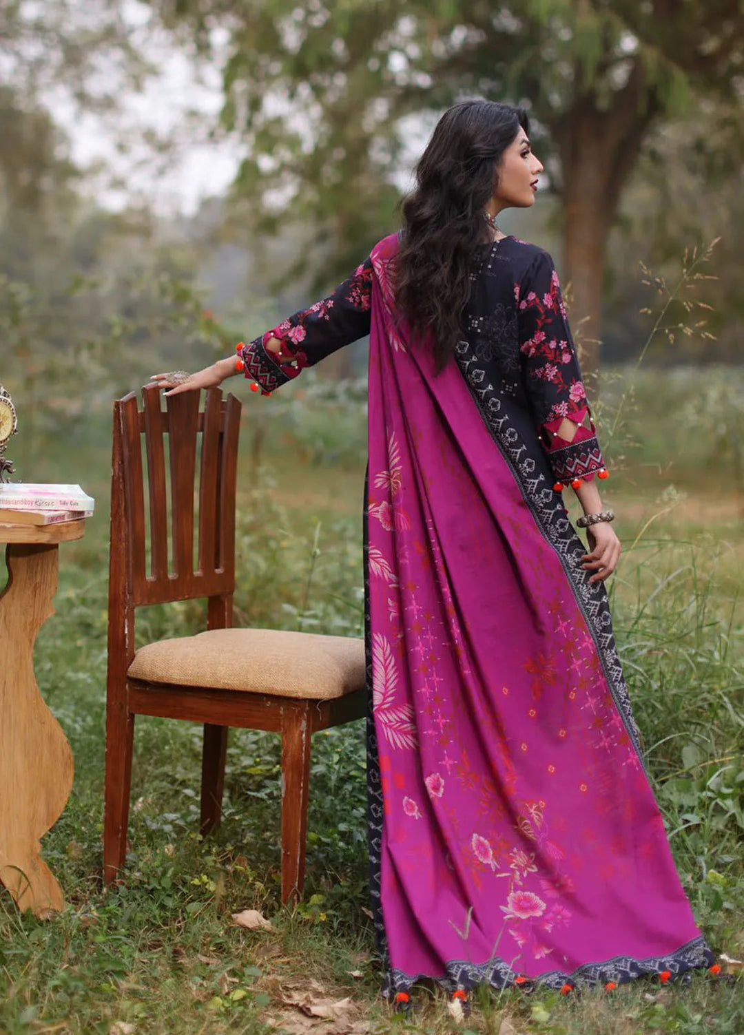 C Prints by Charizma Printed Khaddar Suit Unstitched 3 Piece CRZ24C2 CPW4-10 - Winter Collection