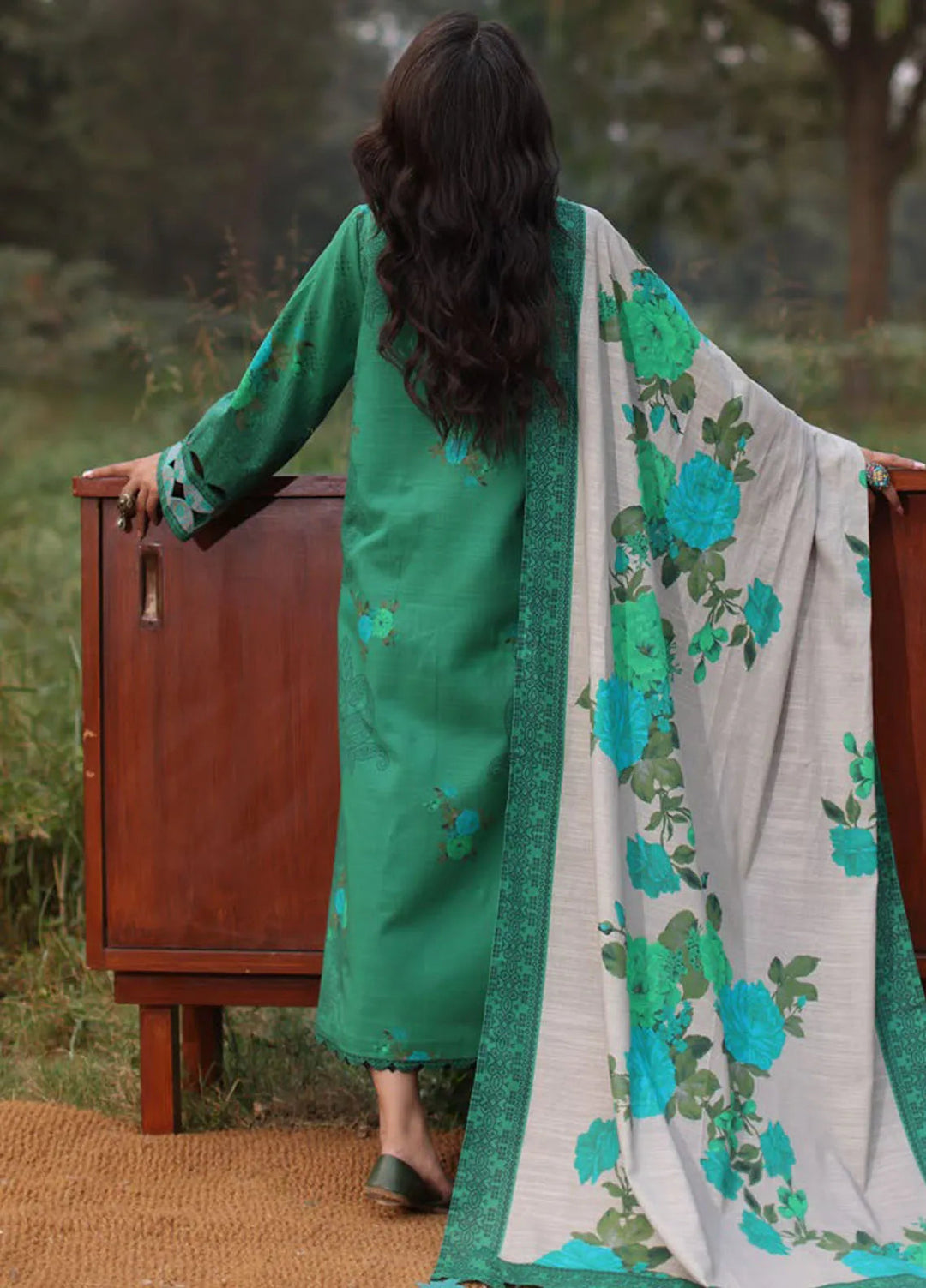 C Prints by Charizma Printed Khaddar Suit Unstitched 3 Piece CRZ24C2 CPW4-12 - Winter Collection