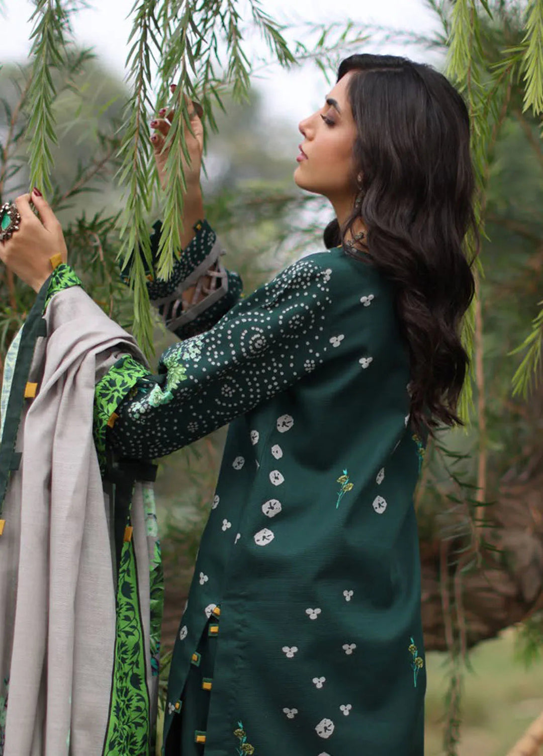 C Prints by Charizma Printed Khaddar Suit Unstitched 3 Piece CRZ24C2 CPW4-14 - Winter Collection