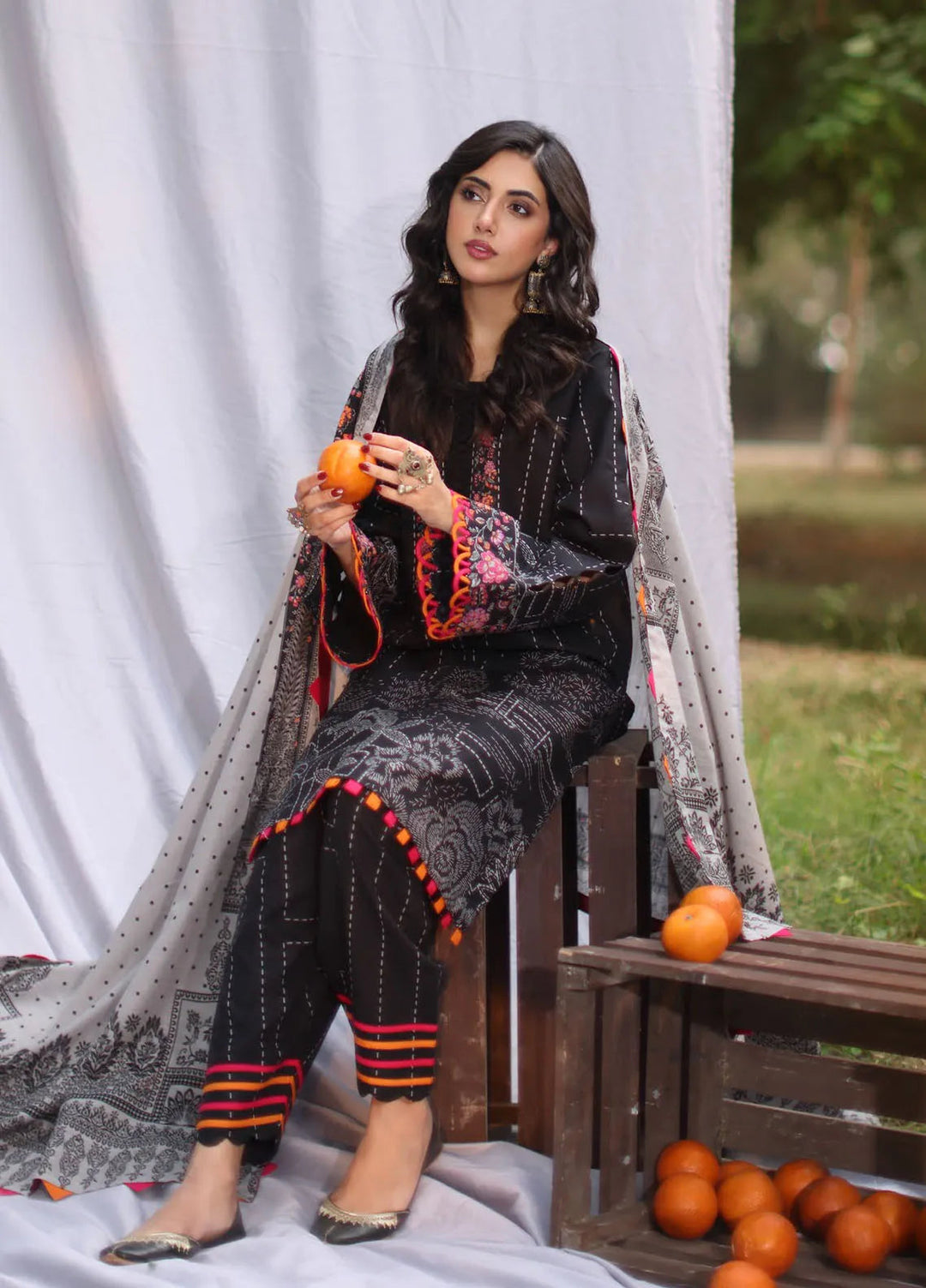 C Prints by Charizma Printed Khaddar Suit Unstitched 3 Piece CRZ24C2 CPW4-15 - Winter Collection