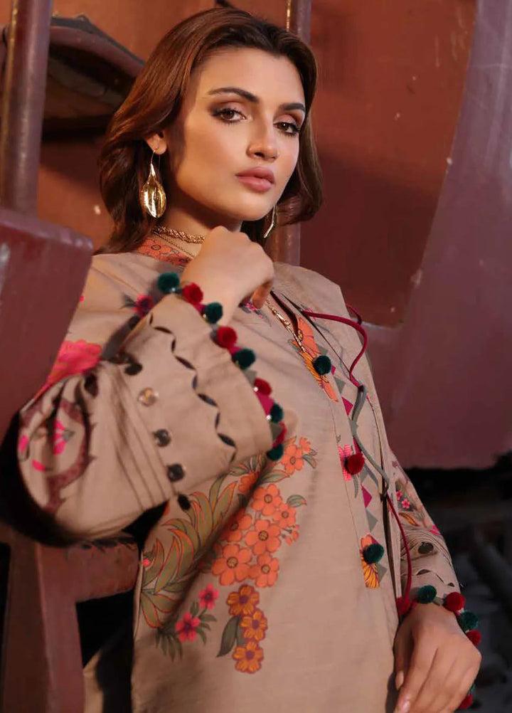 C Prints By Charizma Printed Khaddar Suit Unstitched 3 Piece CRZ24PW CPW4-01 - Winter Collection