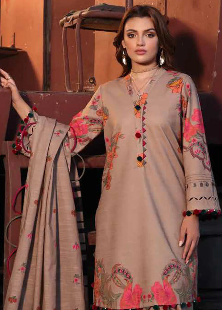 C Prints By Charizma Printed Khaddar Suit Unstitched 3 Piece CRZ24PW CPW4-01 - Winter Collection