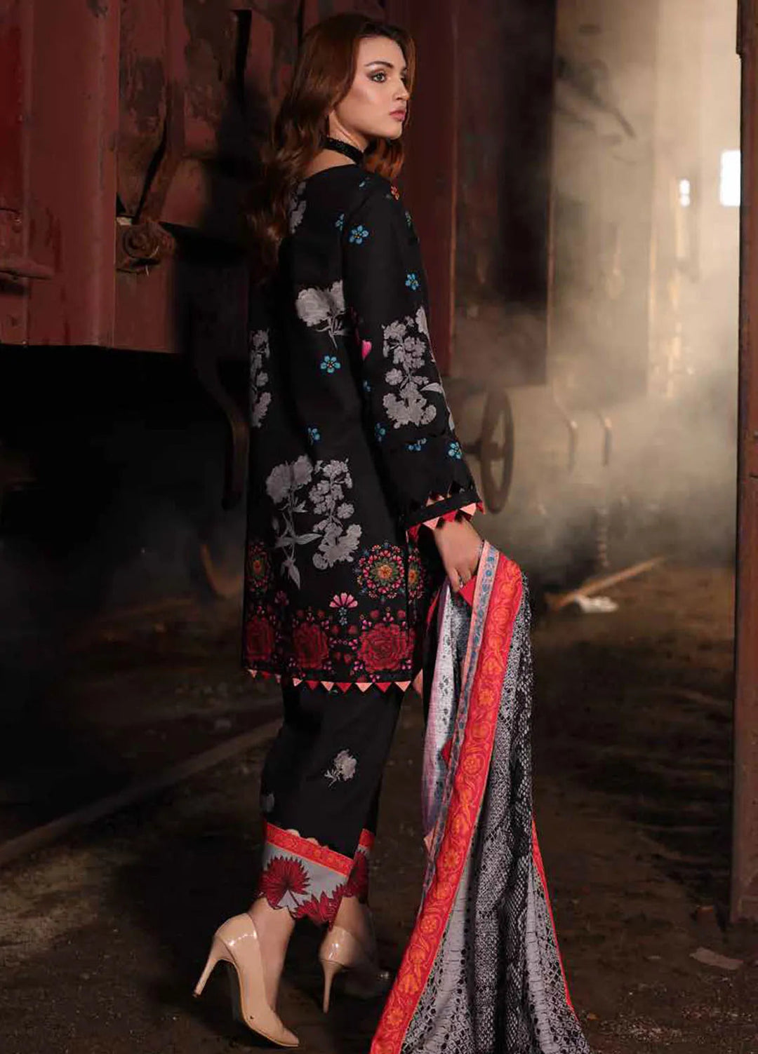 C Prints By Charizma Printed Khaddar Suit Unstitched 3 Piece CRZ24PW CPW4-02 - Winter Collection