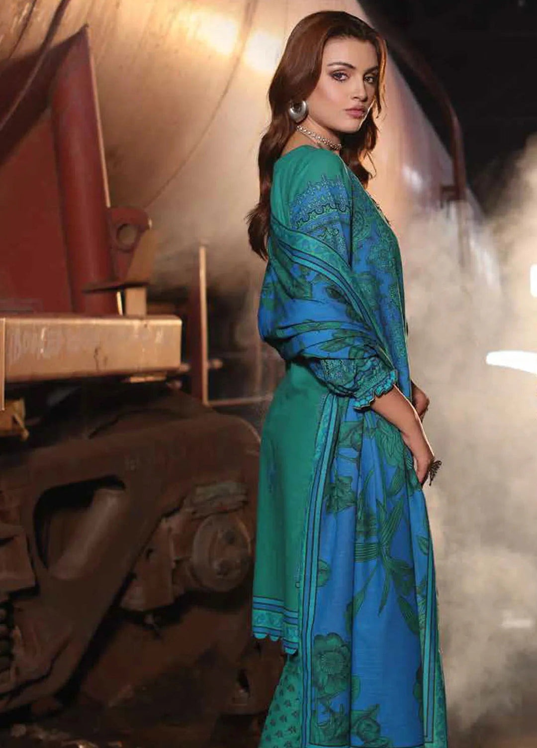 C Prints By Charizma Printed Khaddar Suit Unstitched 3 Piece CRZ24PW CPW4-03 - Winter Collection