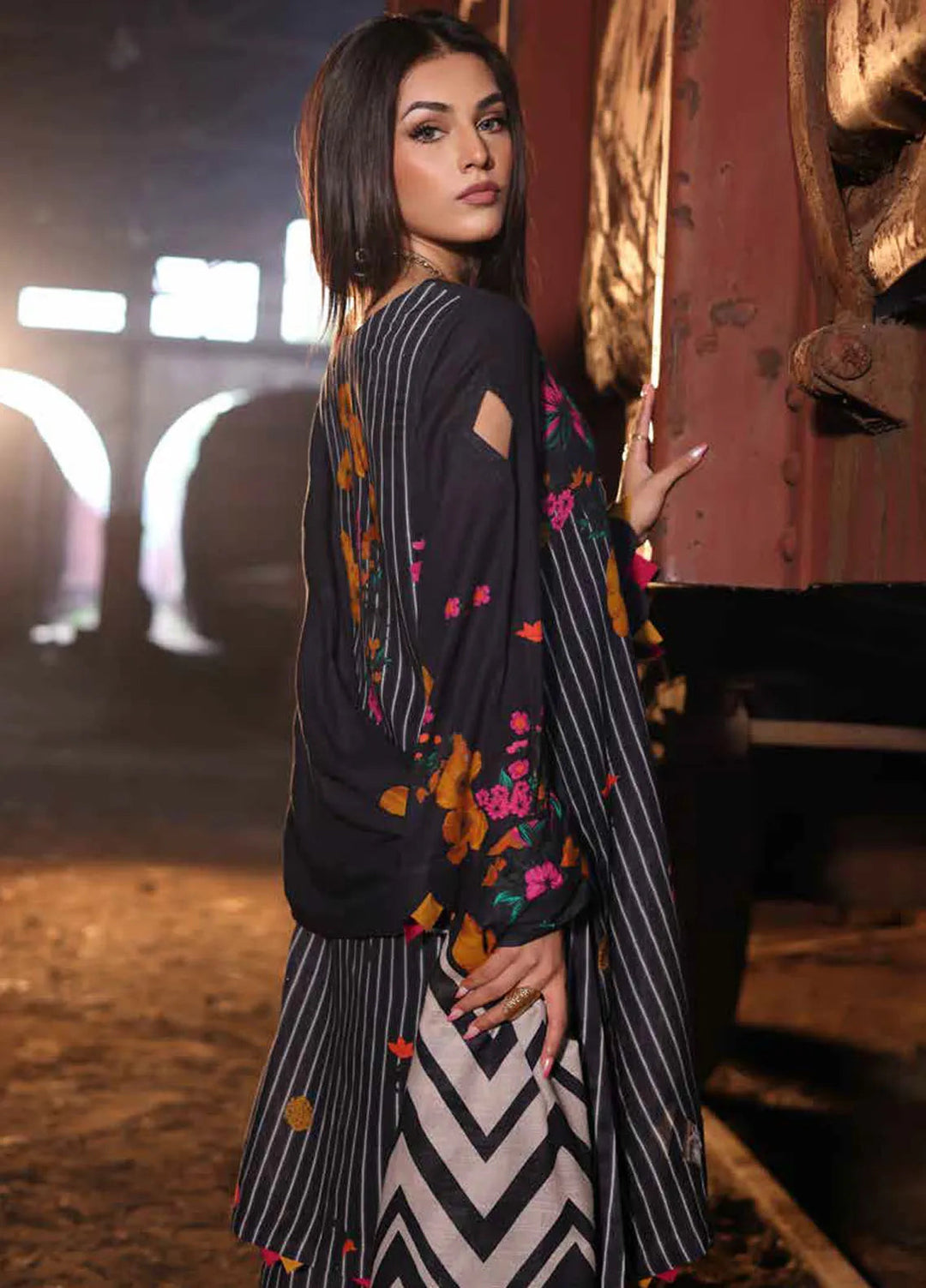 C Prints By Charizma Printed Khaddar Suit Unstitched 3 Piece CRZ24PW CPW4-04 - Winter Collection