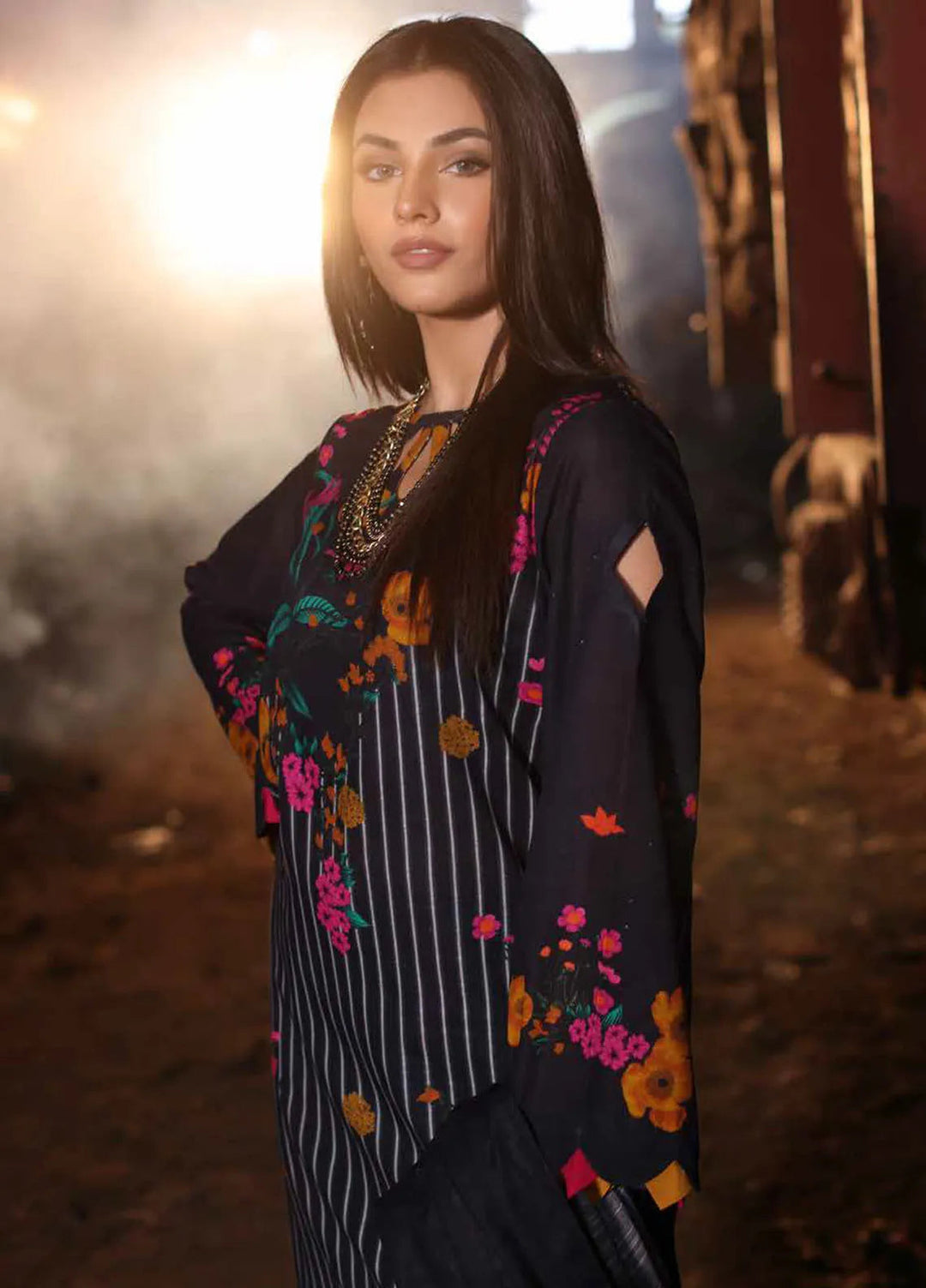 C Prints By Charizma Printed Khaddar Suit Unstitched 3 Piece CRZ24PW CPW4-04 - Winter Collection