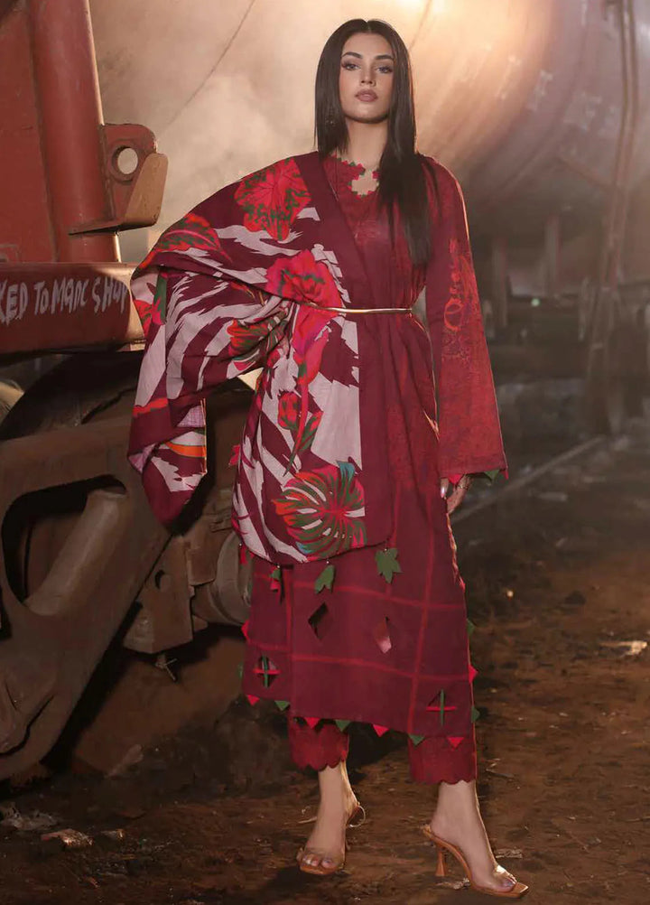 C Prints By Charizma Printed Khaddar Suit Unstitched 3 Piece CRZ24PW CPW4-05 - Winter Collection