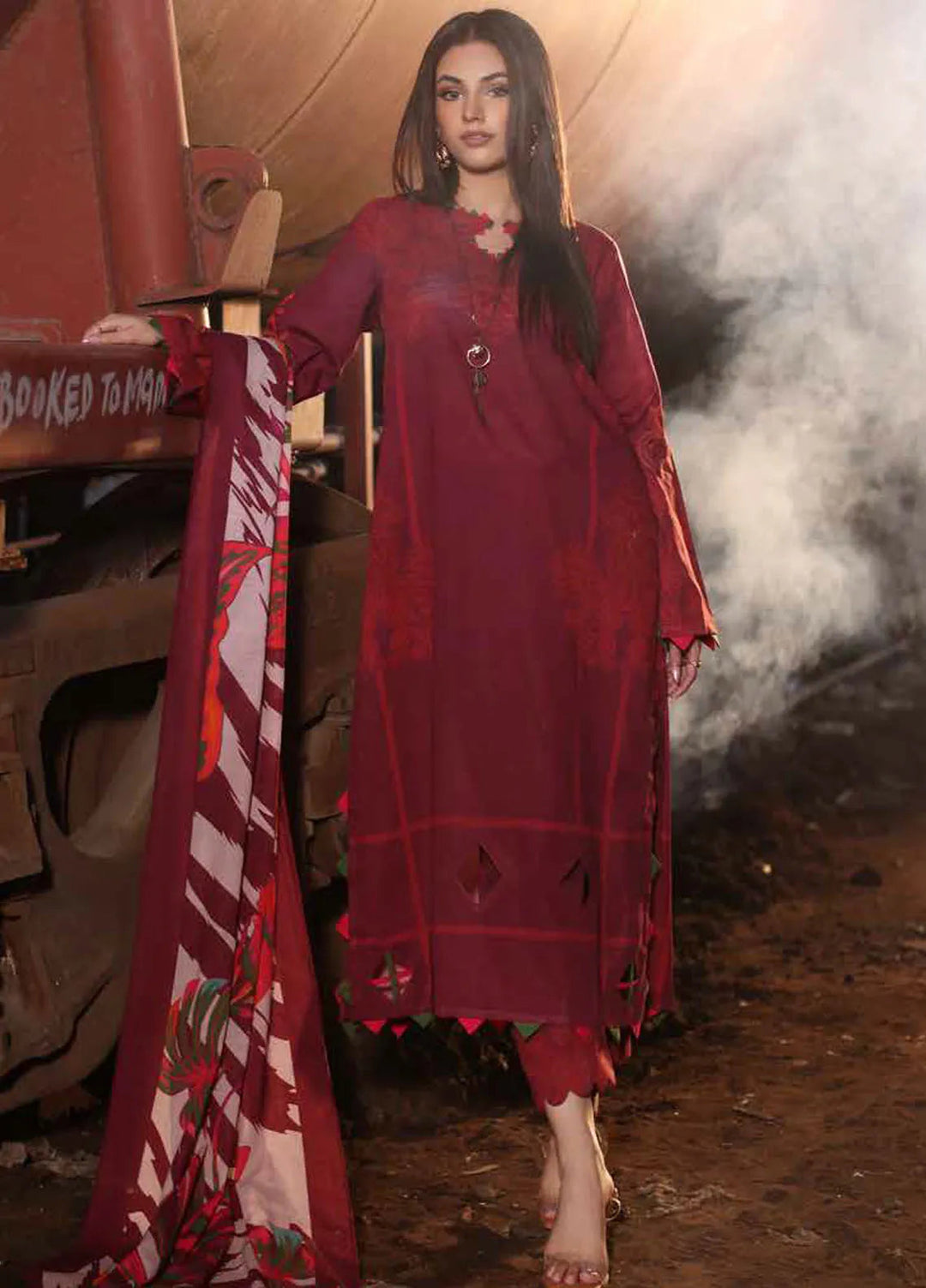 C Prints By Charizma Printed Khaddar Suit Unstitched 3 Piece CRZ24PW CPW4-05 - Winter Collection