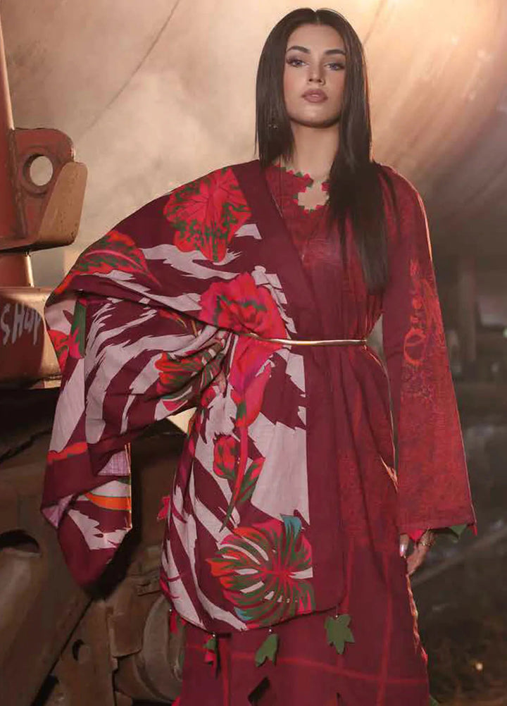 C Prints By Charizma Printed Khaddar Suit Unstitched 3 Piece CRZ24PW CPW4-05 - Winter Collection