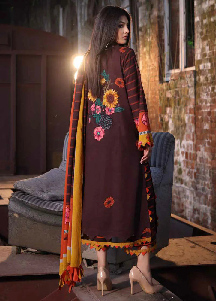 C Prints By Charizma Printed Khaddar Suit Unstitched 3 Piece CRZ24PW CPW4-06 - Winter Collection